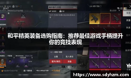 和平精英装备选购指南：推荐最佳游戏手柄提升你的竞技表现